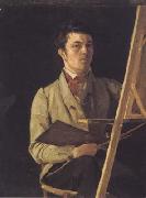 Jean Baptiste Camille  Corot Portrait de Partiste a I'age de vingt-neuf ans -1825 (mk11) oil painting artist